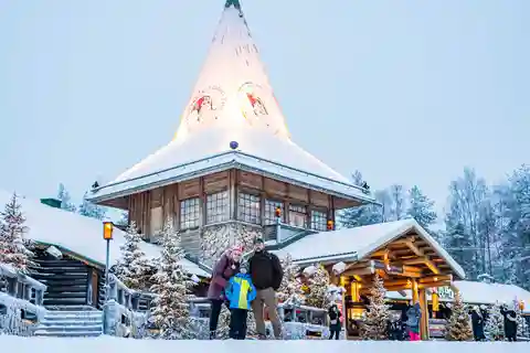 Rovaniemi: Privat proffsfotografering i Santa Claus Village