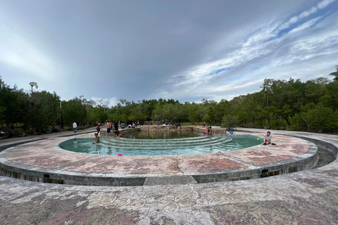 Von Krabi aus: Khlong Thom Salzwasser Heiße Quelle und MuseumstourKhlong Thom Tagestour mit Ölmassage