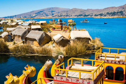 From Puno: Lake Titicaca Floating Islands Guided Boat Tour