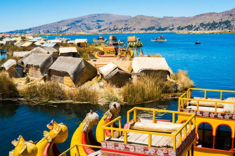 From Puno: Lake Titicaca Floating Islands Guided Boat Tour