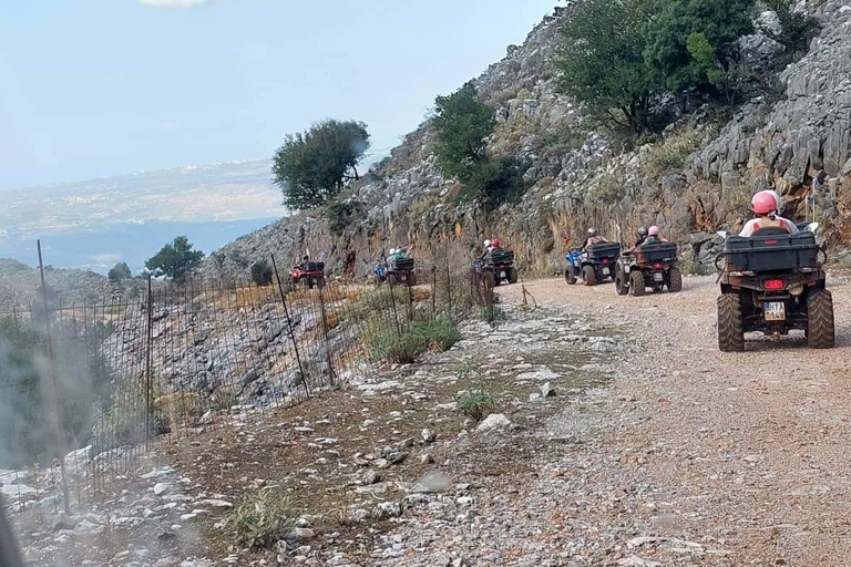 Ab Georgioupoli: Halbtägige Quad-/ATV-SafariQuad für 1 Fahrer und 1 Beifahrer