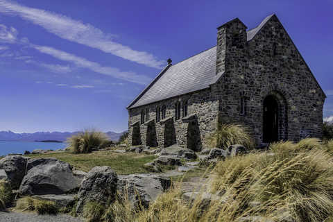 From Queenstown: 1 Way to Tour Christchurch via Mt Cook