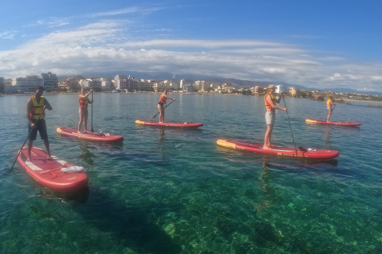 Chania: Lazareta Stand-up Paddle Boarding Erlebnis