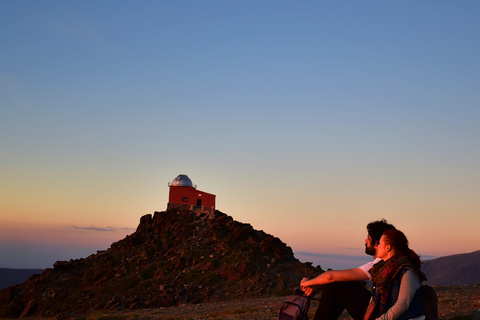 Sonnenuntergang in der Sierra Nevada auf 2.500 m Höhe