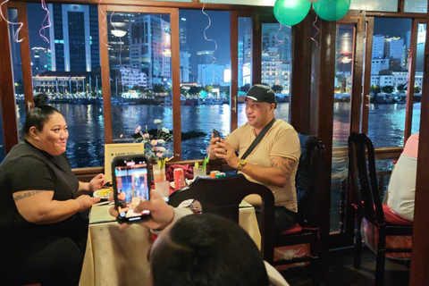 Romantic Saigon Nights: Dinner Cruise Experience Shared Table On The Cruise & Without Pick-Up & Drop Off