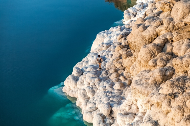 Depuis Aqaba : visite panoramique Wadi al-Mujib et mer Morte