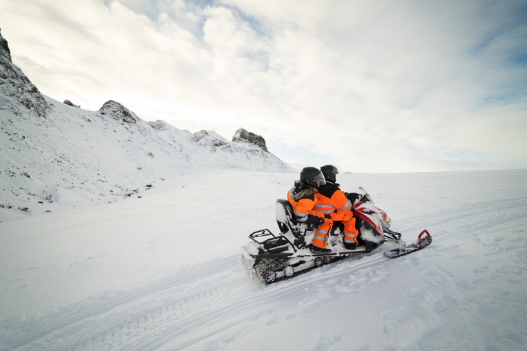 Depuis Geysir : Aventure en motoneige sur le glacier Langjökull