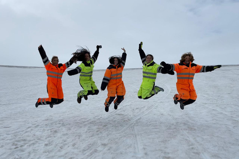 Von Geysir aus: Schneemobil-Abenteuer auf dem Gletscher Langjökull