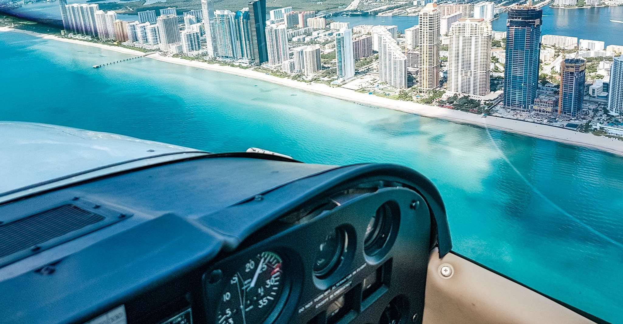 Miami Beach, South Beach Private Airplane Tour with Drinks - Housity