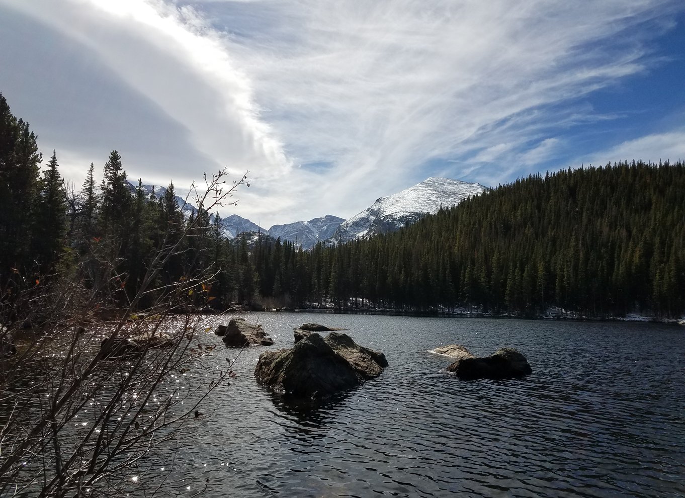 Fra Denver: Rocky Mountain National Park vinter/forårstur