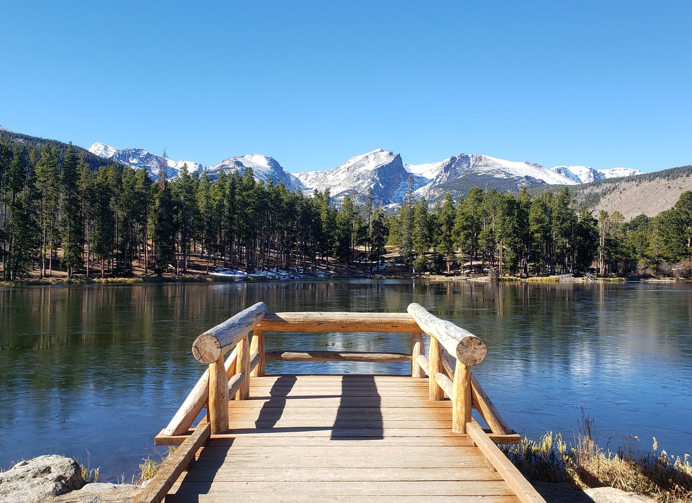 Fra Denver: Rocky Mountain National Park vinter/forårstur