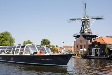 Haarlem: moulin à vent hollandais et croisière touristique sur la rivière Spaarne