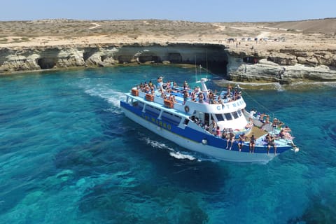 From Ayia Napa: Blue Lagoon Cruise with Swimming Stops