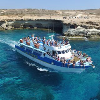 From Ayia Napa: Blue Lagoon Cruise with Swimming Stops