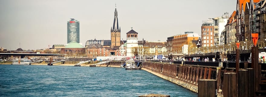 Düsseldorf : Visite privée à pied avec un guide professionnel