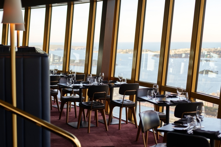 Sydney : Infinity at Sydney Tower Dining Experience (expérience gastronomique à l'infini à la tour de Sydney)Dîner à 3 plats