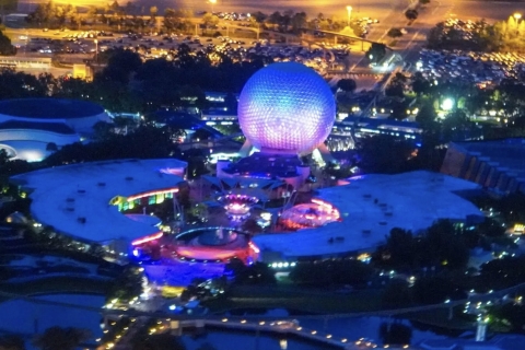 Orlando: Vuelo nocturno en helicóptero por los parques temáticosPaseo de 45 minutos (fuegos artificiales de Disney)