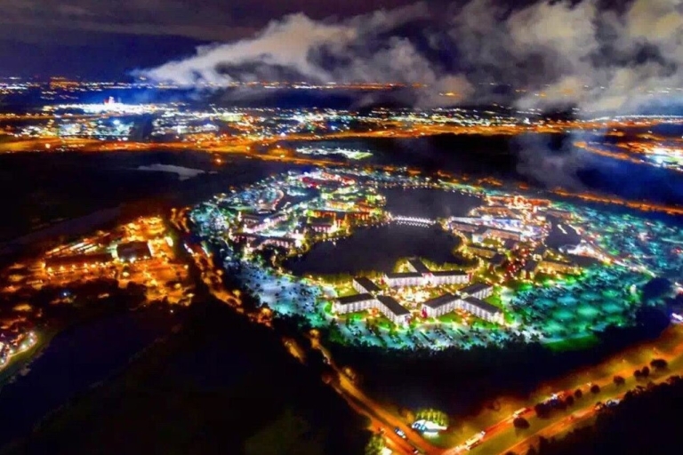 Orlando : Vol en hélicoptère dans les parcs à thème la nuitBalade de 25 à 30 minutes (parcs à thème et centre-ville)