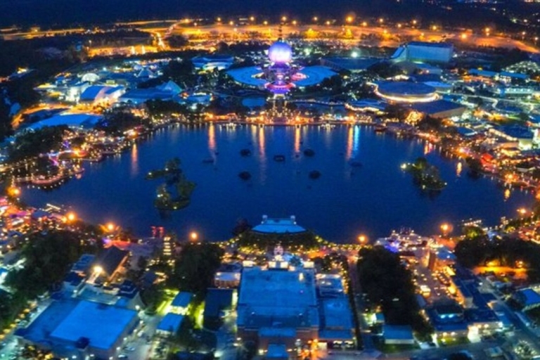 Orlando: Theme Parks at Night Helicopter Flight 25 to 30-Minute Ride (Theme Parks and Downtown)