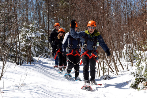 Tyroparc: Mega-Ziplines und Wandern in den LaurentianernWinter: 2 Mega Ziplines und Wandern