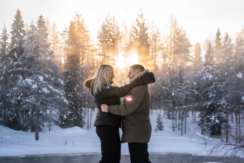 Od Rovaniemi: Prywatna sesja zdjęciowa na Lappish Wilderness