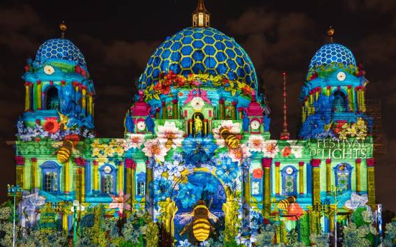 Berlin: Festival der Lichter & Sightseeing Private Tour mit dem Auto