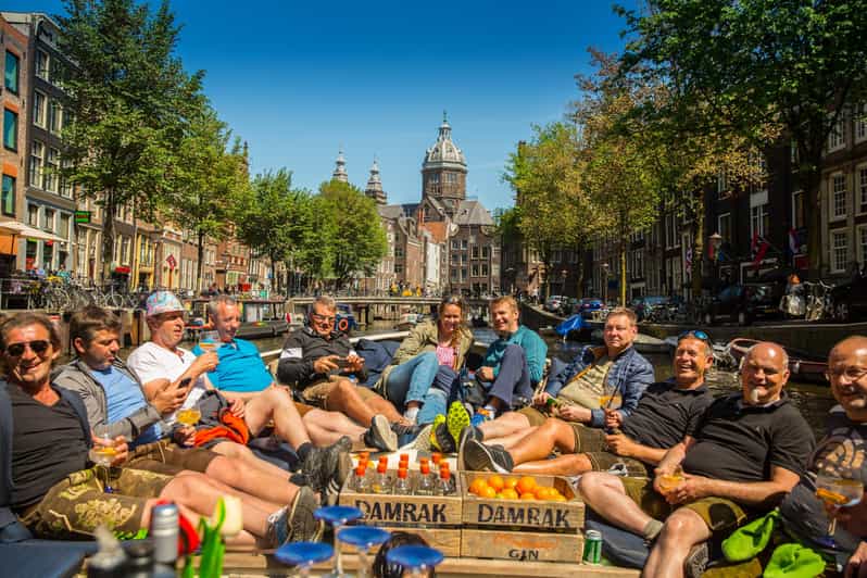 Amsterdam Sighting Boat Tour with Unlimited Drinks GetYourGuide