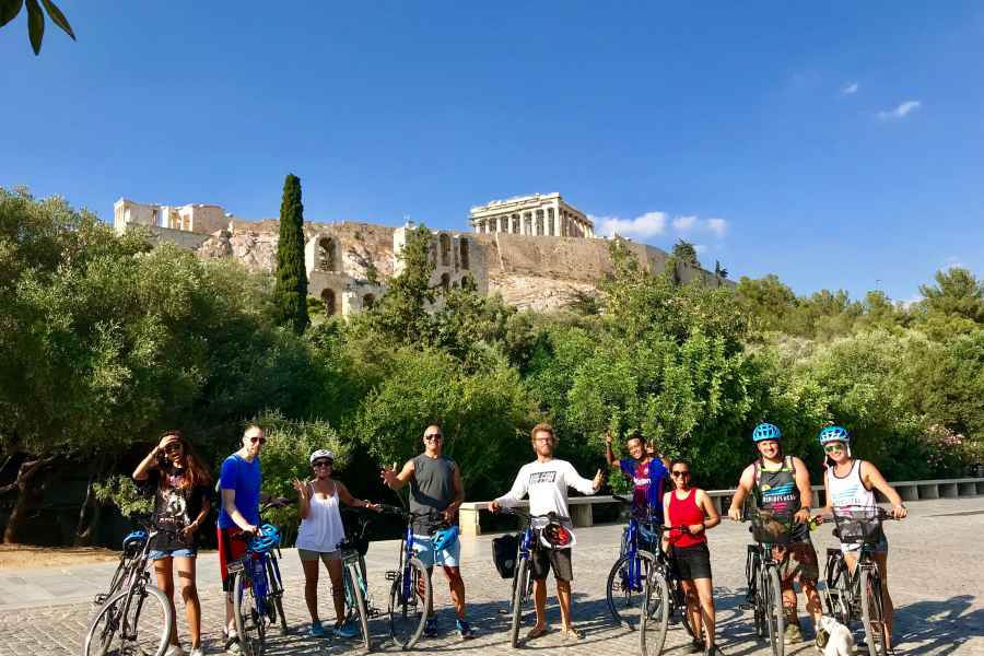 Athen: Sightseeing Kleingruppentour mit dem Fahrrad