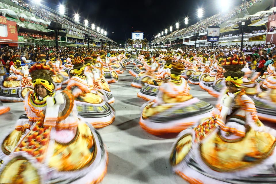 Rio De Janeiro, Brazil. 19th Feb, 2023. GRES Unidos de Bangu during the  Serio Ouro Samba School Parade at the Rio Carnival, held at the Marques de  Sapucaí Sambadrome in downtown Rio