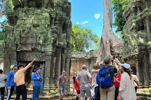 Siem Reap: całodniowa świątynia Angkor Wat z zachodem słońcaCałodniowe doświadczenie w małej grupie Angkor z zachodem słońca?