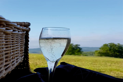 Kraków: Private Heißluftballonfahrt mit Champagner