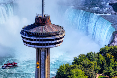 De Niagara Falls, EUA: passeio canadense com passeio de barcoCataratas do Niágara: visita guiada às cataratas e ingresso para atrações