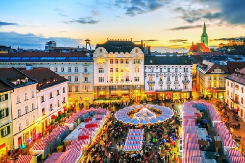 De Viena: excursão privada de um dia ao Castelo de Devin e Bratislava