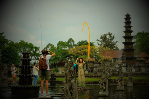 Sidemen : Villages traditionnels, ferme de sel et visite de Tirta Gangga