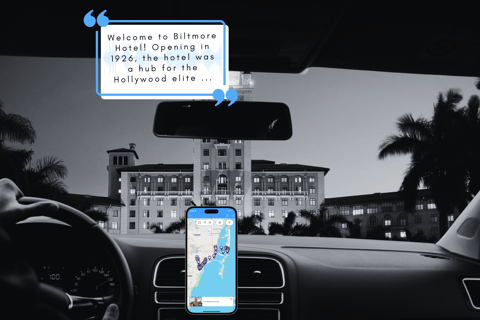 Miami : visite audioguidée hantée en voiture sur smartphone