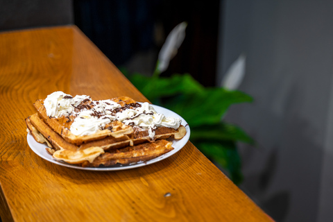 Bruges: Belgian Waffle-Making Workshop with Beer TastingIn Bruges North