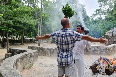 Desde Playa del Carmen: Ceremonia Privada de Temazcal