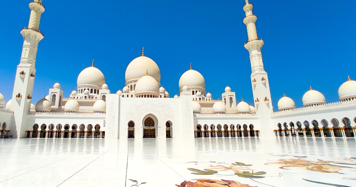 Abu Dhabi 4 stündige Stadtrundfahrt Sheikh Zayed Moschee GetYourGuide