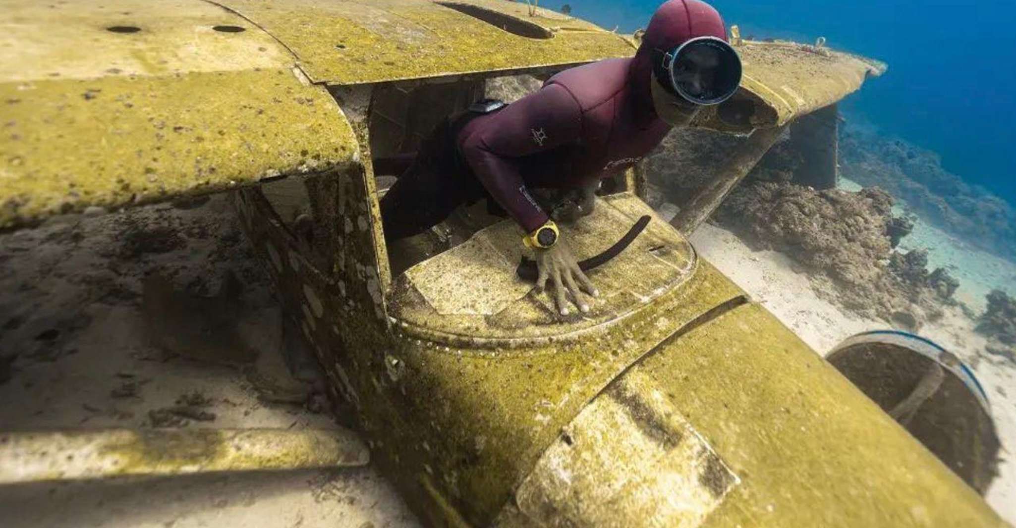 Panglao, Freediving en el avión South Palms - Hizvo