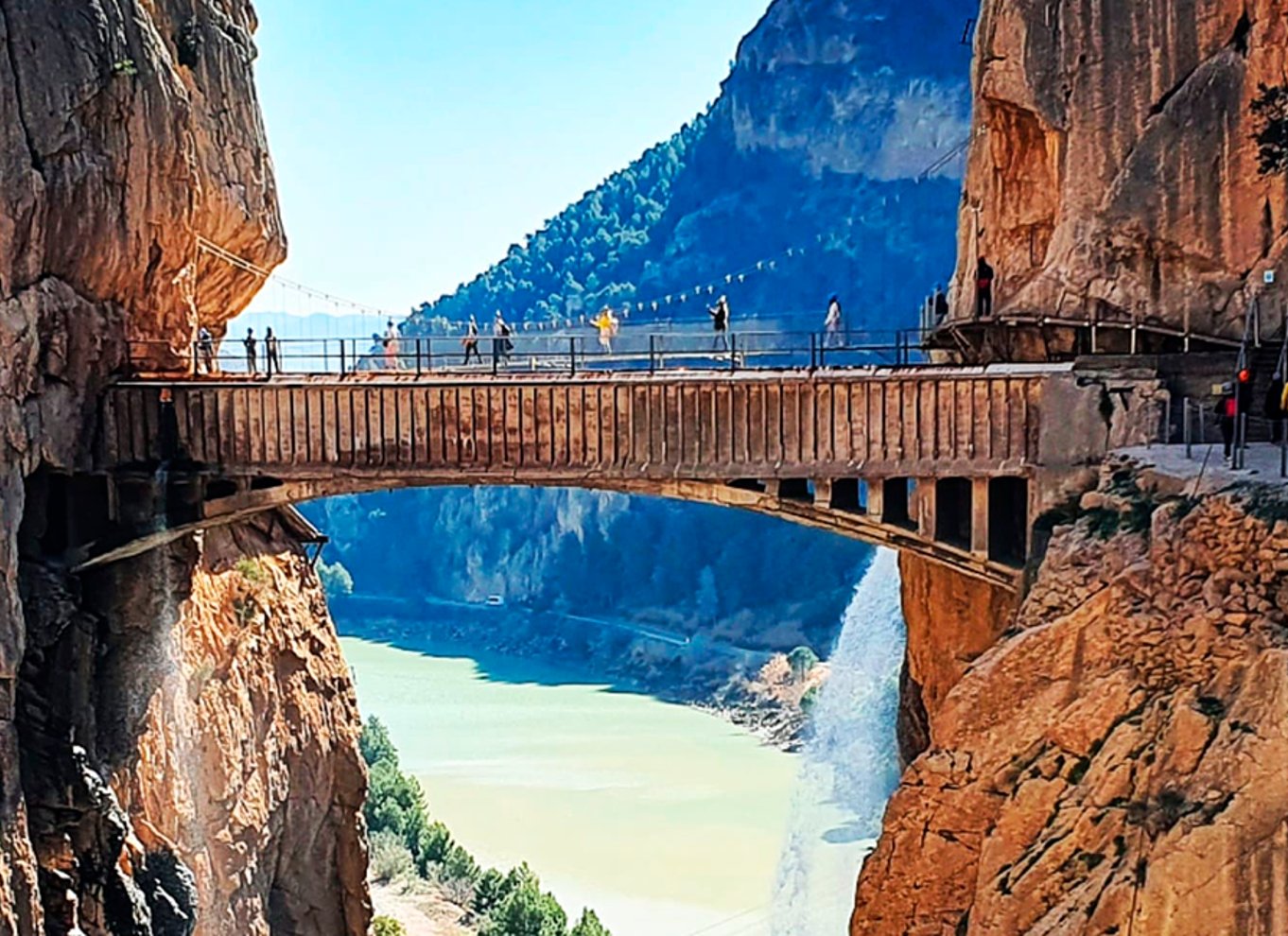 Málaga: Caminito del Rey guidet tur med transport