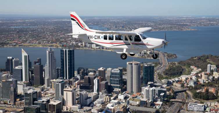 Perth Private Scenic Flight over and Rottnest Island