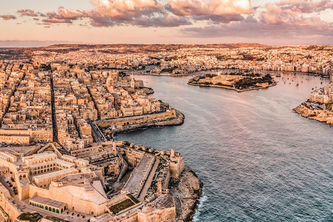 Sliema : Croisière dans le port et visite guidée d'une demi-journée pour faire du shopping