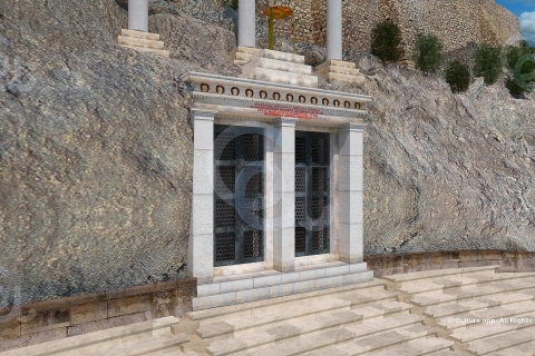 Zuidelijke helling van de Akropolis: 3D-modellen en audio-zelfgeleide tourAthene: zuidhelling van de Akropolis 3D zelfgeleide tour