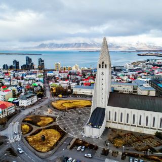Helikoptertour: Reykjavik City, Hvalfjordur en Glymur