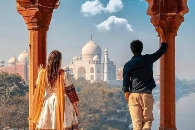 All-inclusive Taj Mahal en Agra-tour op dezelfde dag vanuit uw hotelSameday Taj Mahal en Agra all-inclusive tour vanuit Agra