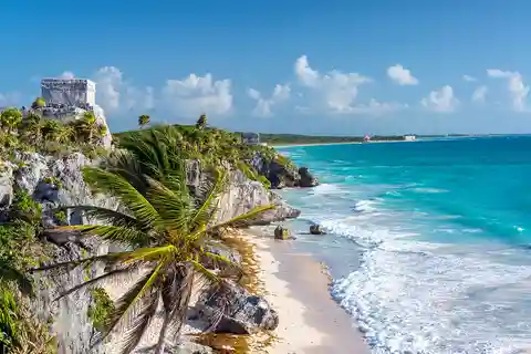 Visite guidée de Tulum, cénote, plongée en apnée dans le lagon et déjeuner
