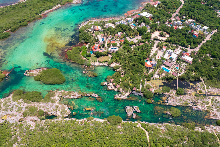 Tour guidato di Tulum, cenote, snorkeling nella laguna e pranzo