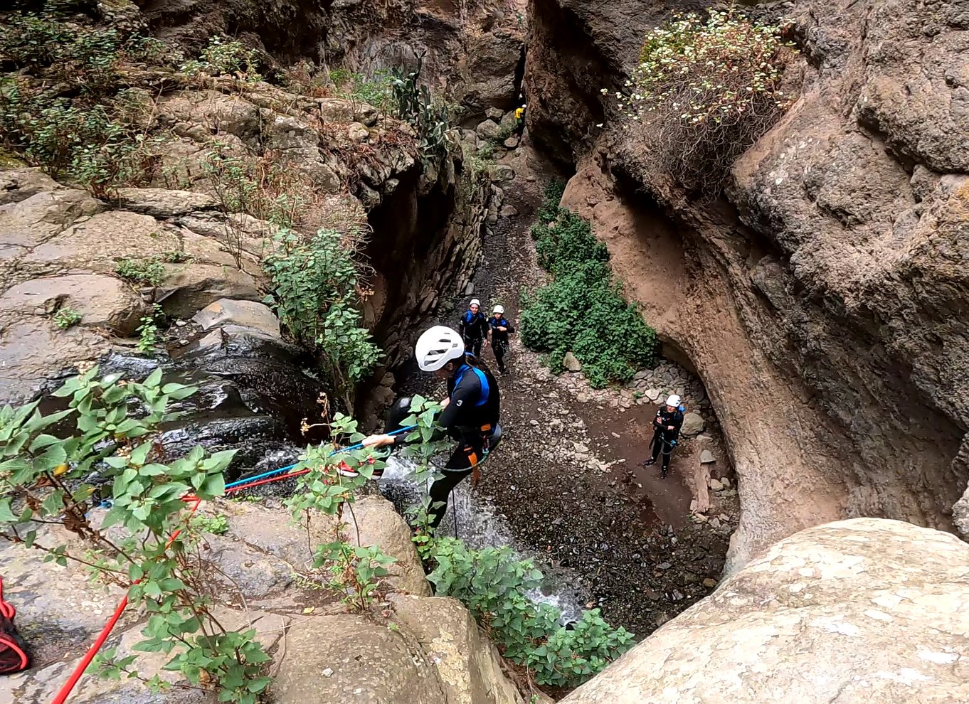 Gran Canaria: Canyoning-eventyr i det grønne hjertes jungle