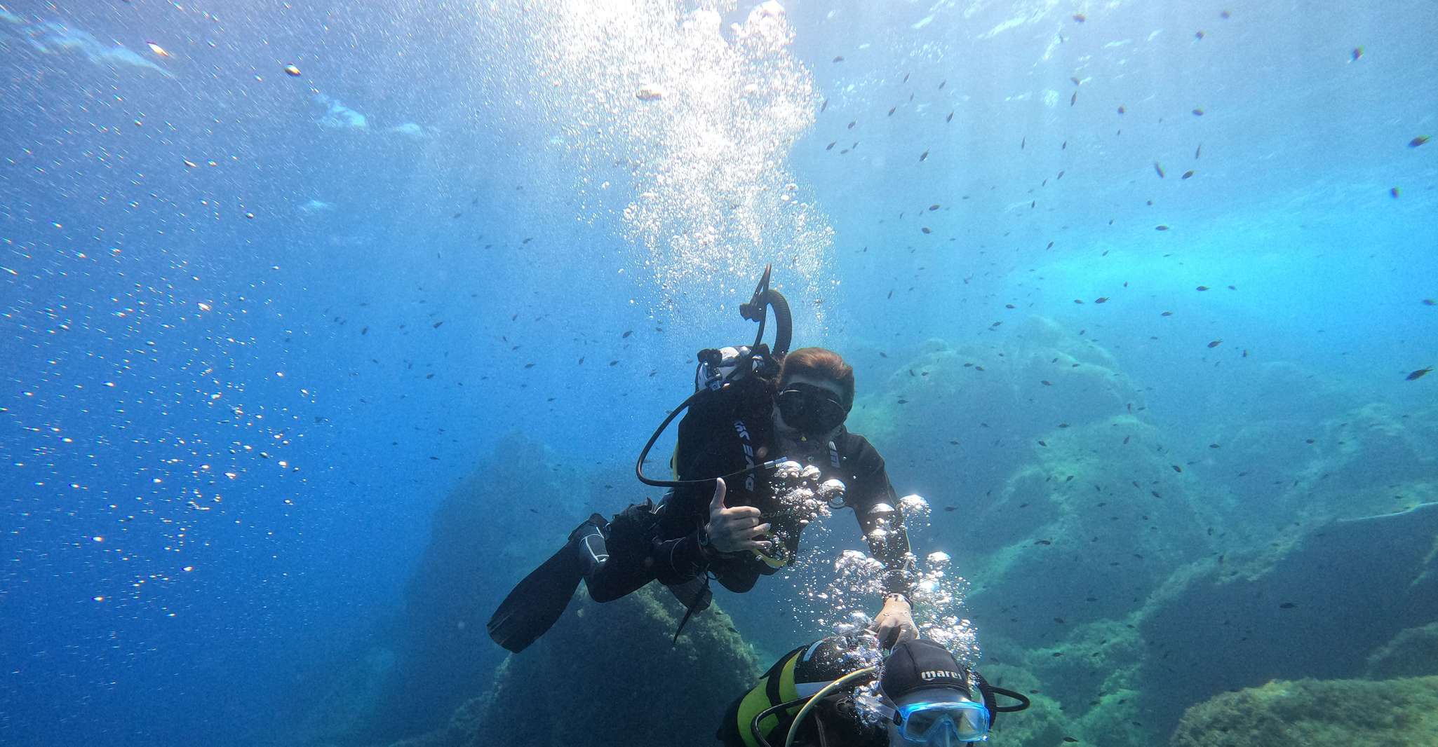 Versuchen Sie Scuba Diving ohne Zertifizierung in Villasimius - Hizvo