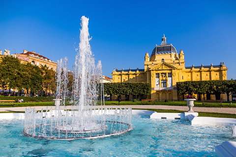 Viagem privada de um dia à capital croata Zagreb inc. guia localDe Viena: excursão privada de um dia a Zagreb pelos destaques da cidade